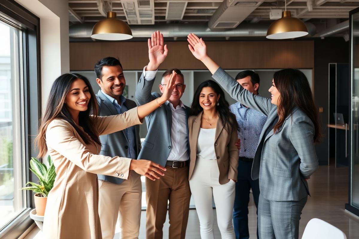 Supreme Capital agents working in a performance-oriented environment